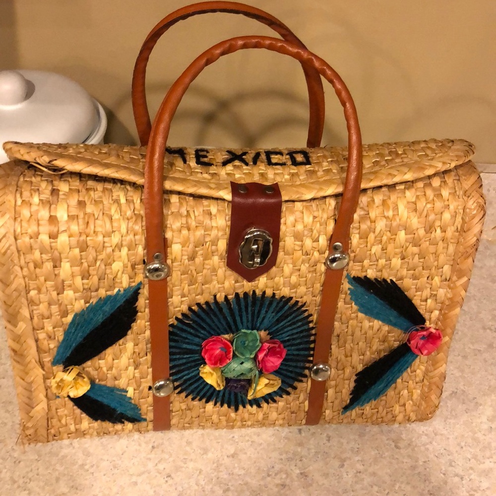 Mexico wicker bag